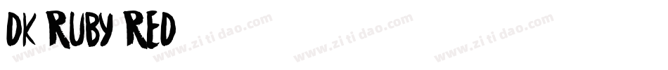 DK Ruby Red字体转换